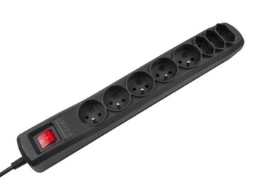 5440# Сетевой фильтр 1,5м R-8 черный