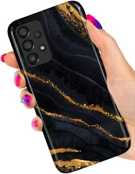 Etui WZORY MARMUR do Samsung Galaxy A33 5G + SZKŁO