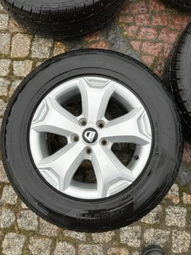 4× DISK HLINÍK DACIA DUSTER 6.5" X 16" 5X114.3 ET 50
