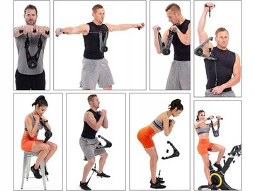EKSPANDER OPOROWY TRENINGOWY DO ĆWICZEŃ FITNESS RAMION I KLATKI PIERSIOWEJ