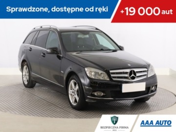 Mercedes Klasa C W204 Limuzyna 1.8 200 CGI BlueEFFICIENCY 184KM 2009 Mercedes C C 200 Kompressor, GAZ, Automat, Navi