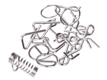 Металлический пазл-пазл, логический пазл, 9 деталей ZA5066