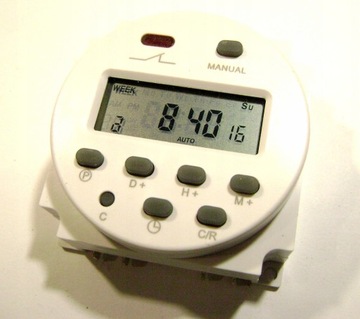 ПРОГРАММАТОР ВРЕМЕНИ для реле таймера 12 В для выхода.