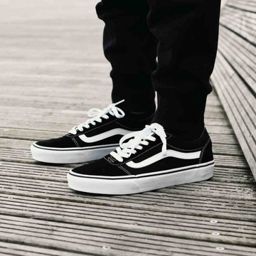 Trampki buty męskie old skool czarne classic VANS WARD VN0A36EMC4R 40.5