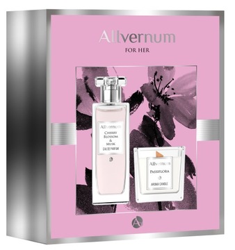 ALLVE ZEST ŚW Edt Cherry & Musk + Świeca Passiflor