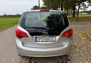 Opel Meriva II Mikrovan 1.4 Twinport ECOTEC 100KM 2010 Opel Meriva Bezwypadkowy, oryginalny lakier, instalacja gazowa LPG 1.4, zdjęcie 7