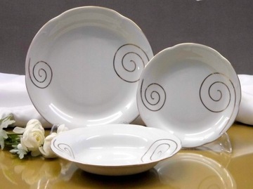 693 BULIONÓWKA 400 ml SPODEK 16 cm KAMELIA CHODZIEŻ MALCER PORCELANA 12/24