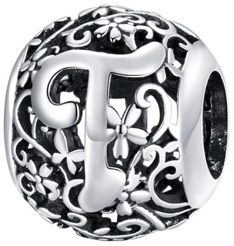 Charms Zawieszka Charms Litera T Charmsy Trusky