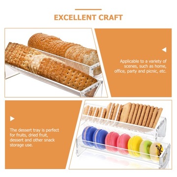 2шт АКРИЛОВЫЙ СЕРВЕР ДЛЯ ДЕСЕРТОВ И ЗАКУСОК