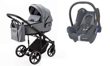 ADAMEX ZICO wózek 3w1 FOTELIK MAXI COSI CABRIOFIX