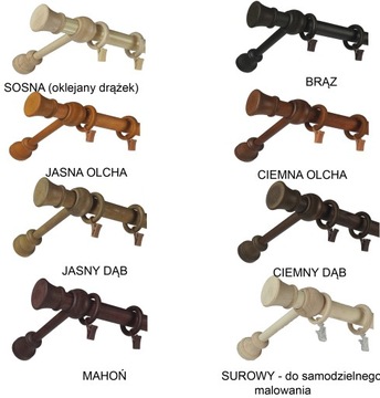 Карниз деревянный, диаметр 28, 1,6 м, одинарный, 160 см.