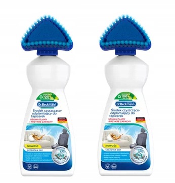 Dr.BECKMANN ODPLAMIACZ CZYSZCZĄCY TAPICERKI DYWANY 2x400ml