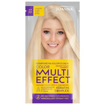 JOANNA Szamponetka koloryzująca Piaskowy blond 01