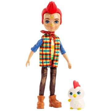 ENCHANTIMALS Lalka Redward Rooster Cluck GJX39