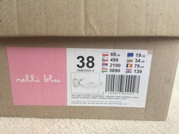 Причастный набор, туфли 38, Nelli Blue, венок профитка