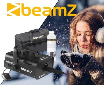 ГЕНЕРАТОР СНЕГА 900ВТ BEAMZ + ЖИДКОСТЬ 1Л + СУМКА + ДИСТАНЦИОННОЕ УПРАВЛЕНИЕ