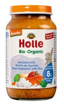 HOLLE BIO DANIE RISOTTO WARZYWA Z RYŻEM 220g