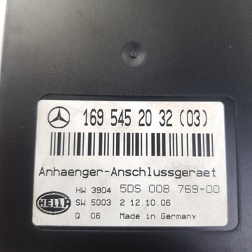 MODUL HÁK MERCEDES TŘÍDA A W169 1695452032