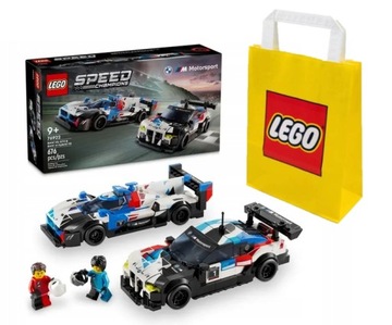 LEGO SPEED CHAMPIONS 76922 BMW M HYBRID V8 + LEGO TORBA PAPIEROWA ŚREDNIA