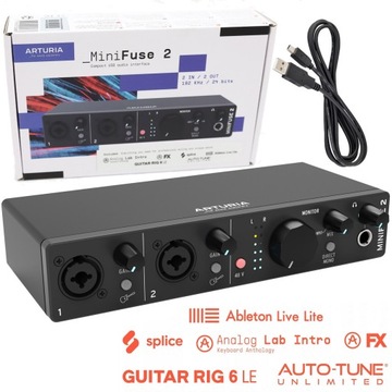 Arturia MiniFuse 2 INTERFEJS AUDIO + DUŻO SOFTU