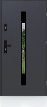 POLSKIE DRZWI ZEWNĘTRZNE GOLIAT BLACK