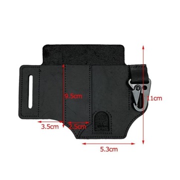 Черная уличная сумка для многофункционального инструмента-органайзера EDC