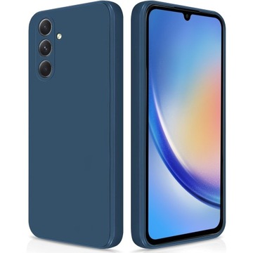 KOLOROWE ETUI SOFT MATT CASE do SAMSUNG GALAXY A15 5G / 4G|+SZKŁO HARTOWANE
