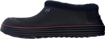 Kroksy Klapki Ocieplane Damskie Kalosze Jesienne Zimowe Czarne Rozmiar 39