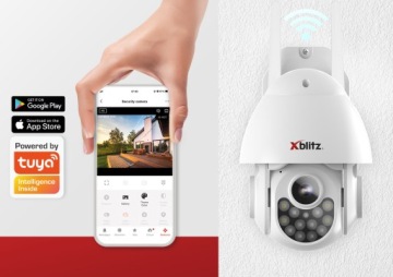 XBLITZ ARMOR 5MP Wi-Fi IP-камера Уличная вращающаяся 2880x1620 6X ZOOM 25FPS