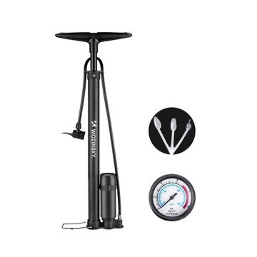 ВЕЛОСИПЕДНЫЙ НАСОС WOZINSKY СО СТОЯЩИМ МАНОМЕТРОМ