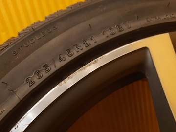 CAYENNE 7P PNEUMATIKA DISK HLINÍK RÁFKY KOMPLET 265/45R21 ZIMNÍ 10JX21 ET58