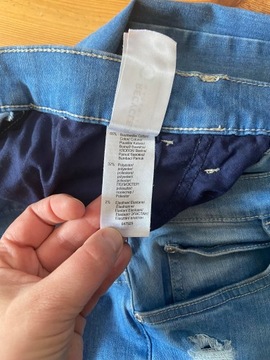 Широкие джинсовые брюки с эластичной резинкой радуги и высокой талией 44