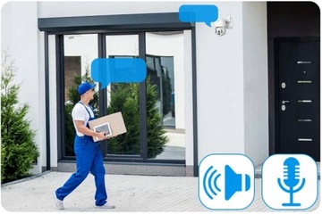 КОМПЛЕКТ 2х ВНЕШНИЕ ВНУТРЕННИЕ КАМЕРЫ WIFI IP65 МОНИТОРИНГ ДЛЯ ДОМАШНЕГО ОФИСА
