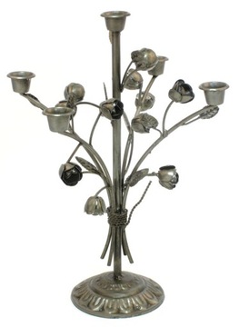 LAMPION świecznik LAMPA na stół ŚWIĘTA metal ŚWIEC