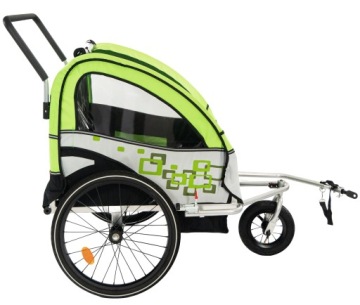 ВЕЛОСИПЕДНЫЙ ПРИЦЕП 3в1 детский, складной, GREEN WHEEL 360