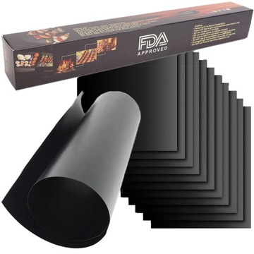 12 X MATA TEFLONOWA TACKA NA GRILL DO PIECZENIA