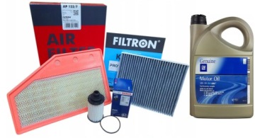 ZESTAW FILTRÓW + OLEJ GM OPEL INSIGNIA B 2,0 CDTI