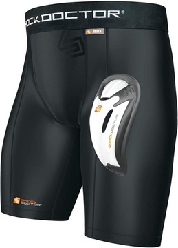Męskie spodenki kompresyjne Shock Doctor 221-BK S