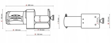 ЭЛЕКТРИЧЕСКАЯ ЛЕБЕДКА 900/1.8T OFFROAD 12V 2000ST YP ГАРАЖНАЯ МАСТЕРСКАЯ УДАЛЕННАЯ