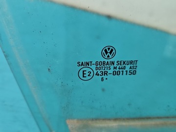 SKLO (OKNO) DVEŘE PŘEDNÍ PRAVÁ VW FOX