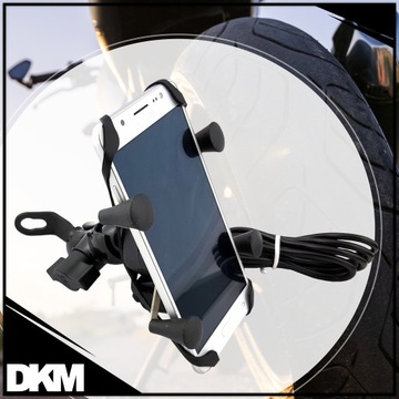 ЗАРЯДНОЕ УСТРОЙСТВО ДЛЯ МОТОЦИКЛА USB 2A РУЧКА