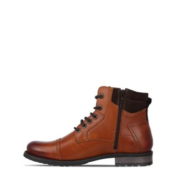 FIRETRAP Hays Rugged Ciepłe Skórzane Męskie BUTY ZIMOWE tu 41 _34289