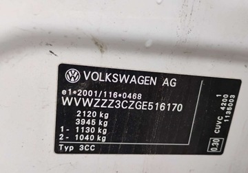 Volkswagen CC 2.0 TDI BlueMotion Technology 150KM 2016 Volkswagen CC 2016r, 2.0 TDI. Uszkodzony przod. 2.0 Diesel 150KM, zdjęcie 21