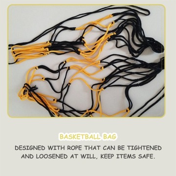 Баскетбольная сумка с одинарной сеткой на шнурке, 12 шт.