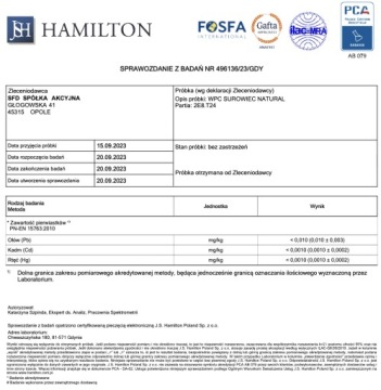 Белок SFD WPC белок Econo 700G Клубничная сыворотка масса регенерации