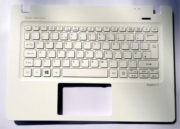 Klawiatura w obudowie do Acer Aspire V3-331 V3-371 biała UK + nowy touchpad