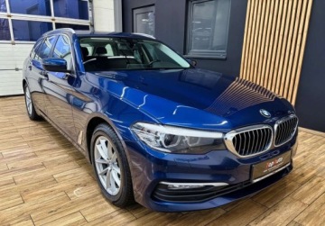 BMW Seria 5 G30-G31 Touring 520d 190KM 2018 BMW Seria 5 2.0D 190KM navi gwarancja LED AUTOMAT bezwypadkowy, zdjęcie 33