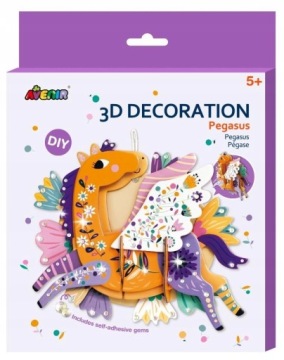 3D Obrazek Pegas pro malého umělce Hračka Rozvíjí představivost