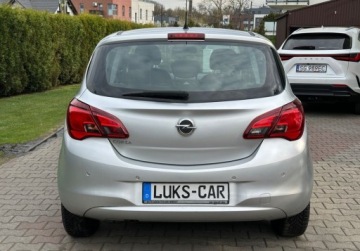 Opel Corsa E Hatchback 3d 1.2 Twinport 70KM 2015 Opel Corsa 1,2 70KM Pdc Podgrzewane fotele CLIMA Bezwypadkowy Serwis 1.2, zdjęcie 3