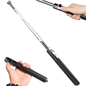 PAŁKA TELESKOPOWA 29cm-65. 5cm BATON STALOWY DO SAMOOBRONY